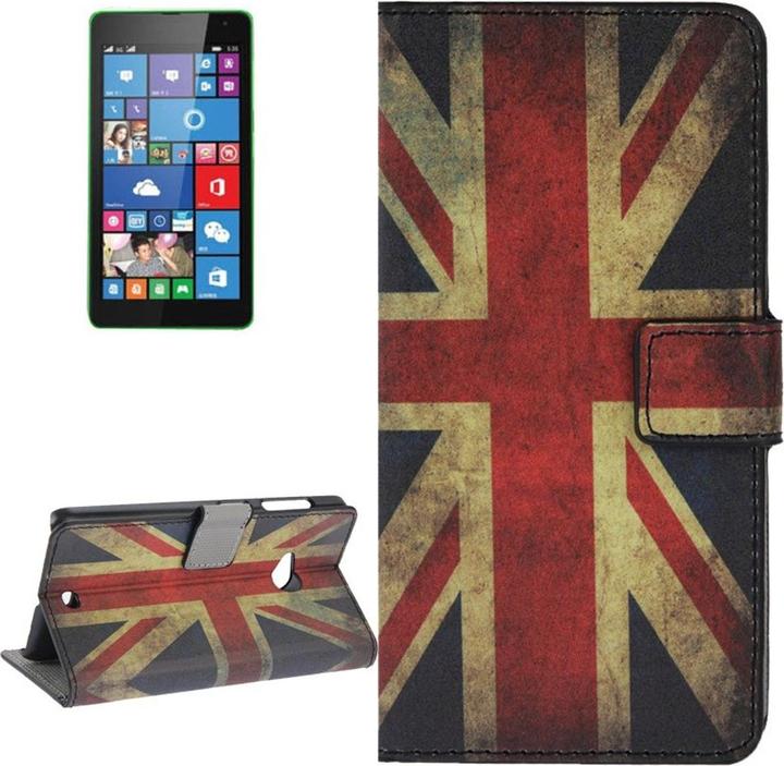 Actual product image König Design Mobile phone cover case for mobile phone Microsoft Lumia 535 retro flag England (Microsoft Lumia 535)