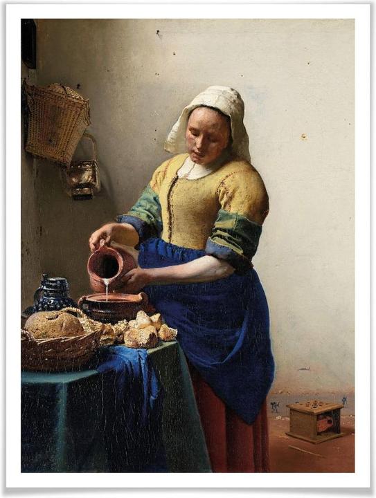 Immagine prodotto Trenddeko La ragazza con la brocca di latte (60 x 80 cm)