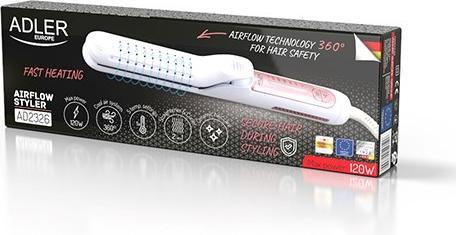 Actual product image Adler Professional Airflow Styler | AD 2326 | Ceramic heating system | Temperature (min) 140 °C | Temperat (Straightening iron)
