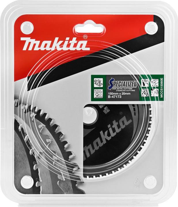 Actual product image Makita Circular saw blade for Inox Ø 150x20 x 60 teeth