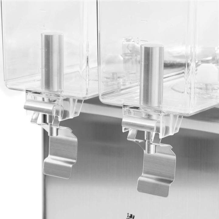Produktbild Royal Catering Saftspender Getränkespender Saftdispenser Gastro 2 x 10 L Kunststoff