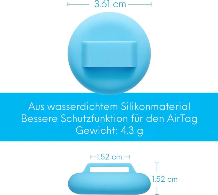 Produktbild Suba 2er Pack Airtag Katzenhalsband (Katze)
