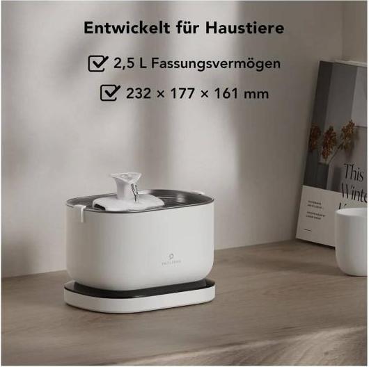 Produktbild Petlibro Dockstream Battery-Operated Water Fountain (2.50 l)