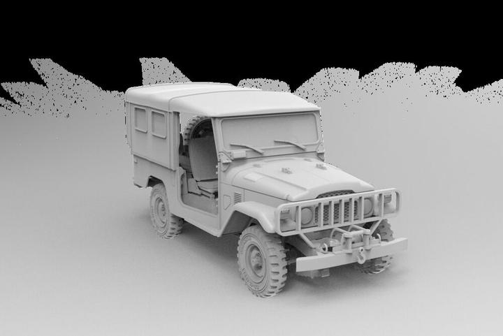 Produktbild AK Interactive 35004 FJ43 SUV w/Soft Top IDF & LAF 1:35 Plastic Model Kit