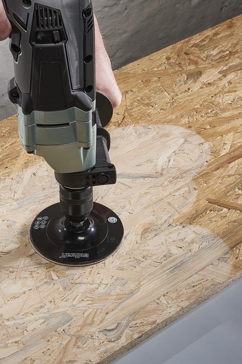 Actual product image wolfcraft 5 Adhesive grinding discs Aluminium oxide K180, ø125mm (180)