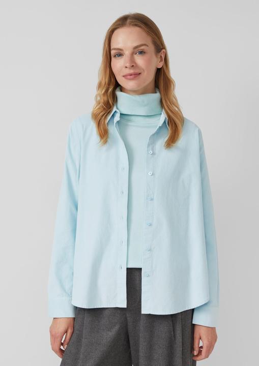 Actual product image s.Oliver Bluse Feincordbluse mit Hemdkragen (36)