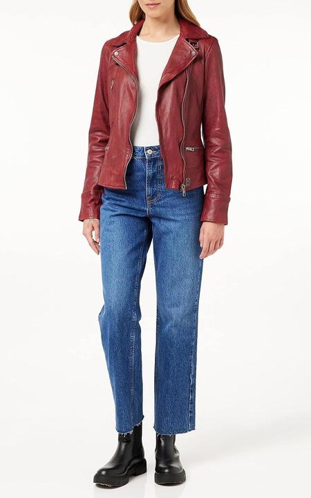 Productafbeelding Oakwood Damen Lederjacke mit Schapenvacht und Körperfutter (XS)