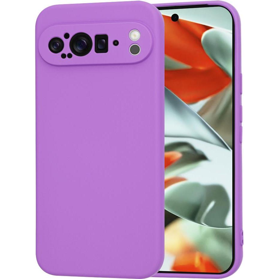 Techsuit - SoftFlex - Google Pixel 9 Pro XL - Purple (Google Pixel 9 Pro XL), Cover smartphone, Viola