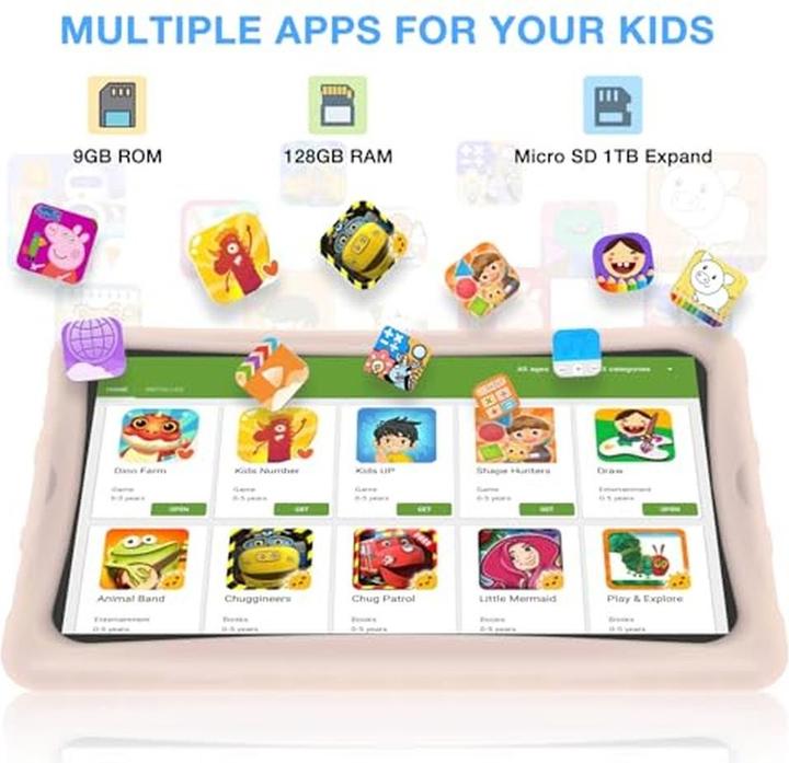 Actual product image Doogee Educational Kids Tablet with Android 13, Parental Controls, and High-Resolution Screen