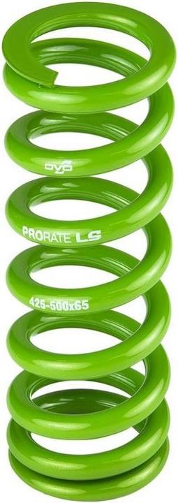 Actual product image DVO Jade/Jade X ProRate Lightsteel LS damper spring, 55mmx350/400 lbs, green