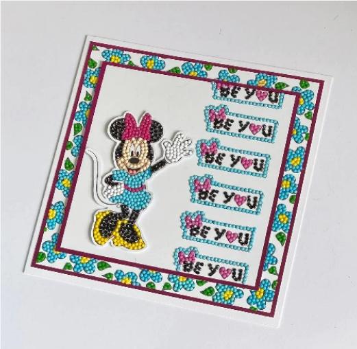 Actual product image Craft Buddy Minnie Mouse, Crystal Art A6 Stamp Set