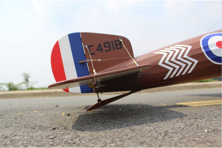 Actual product image Seagull Models bristol m1c monoplane spans 1.8m arf 71" 1:4