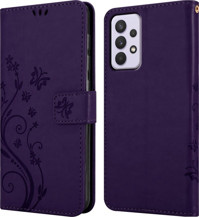 Actual product image Cadorabo Flower Book cover (Samsung Galaxy A33 5G)