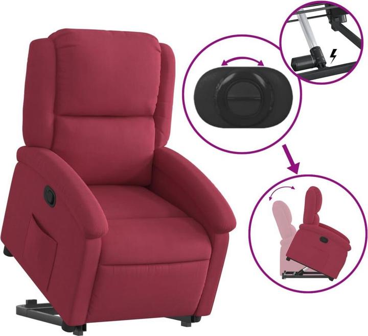 Image du produit vidaXL Relaxsessel mit Aufstehhilfe