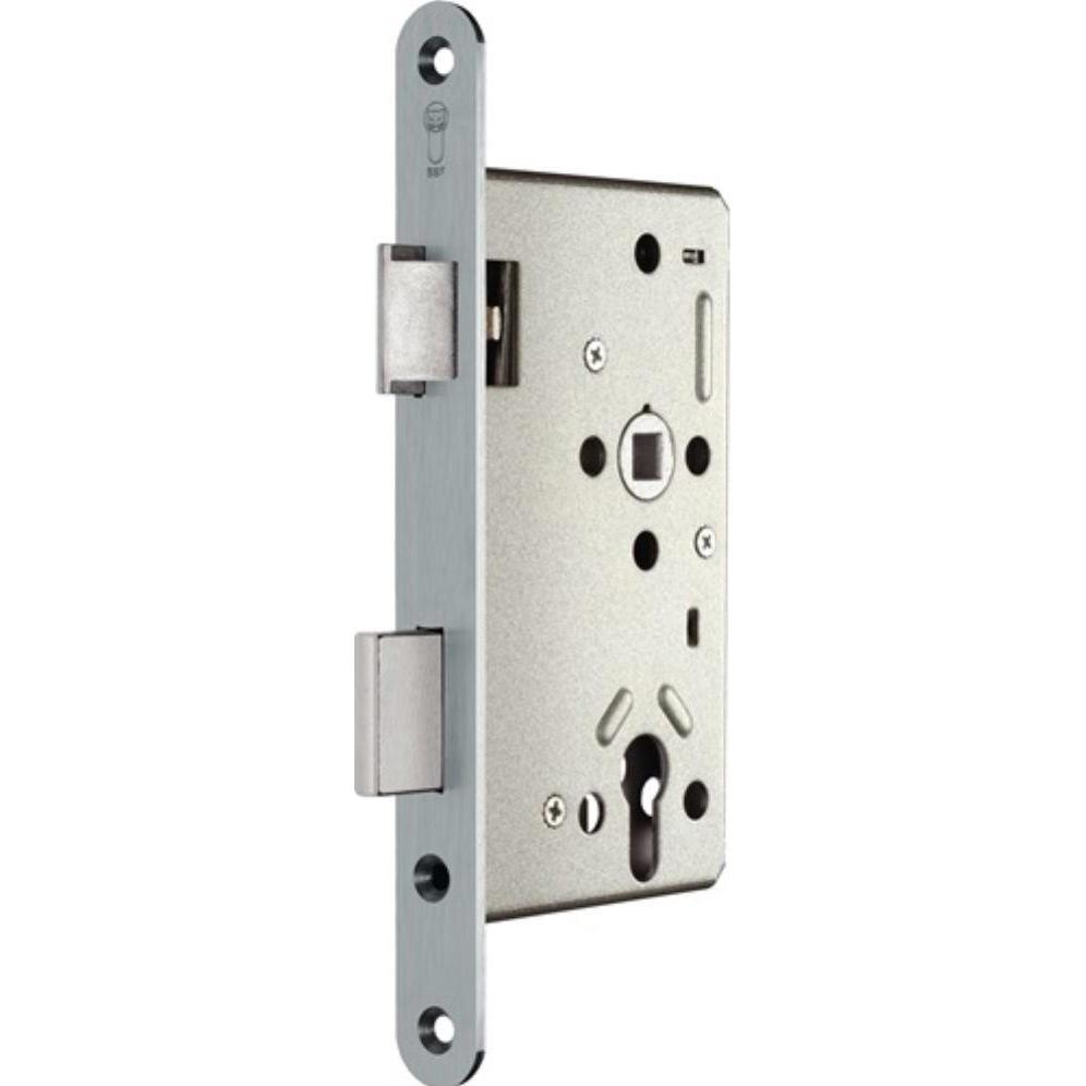 SSF, Türschloss + Schliesszylinder, Panik-Einsteckschloss Serie 20 APD Panik-Funktion D abgerundet 24/55/72/9 mm DIN rec...
