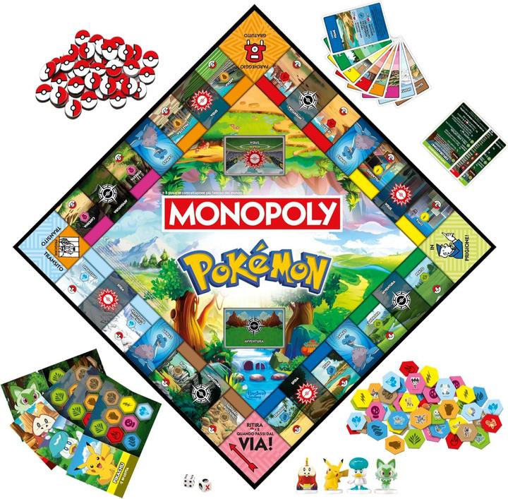 Produktbild Monopoly Pokémon Edition Brettspiel (Deutsch)