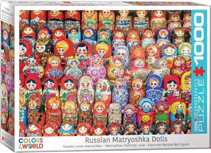 Produktbild Eurographics Russische Matrjoschka Puppen (1000 Teile)