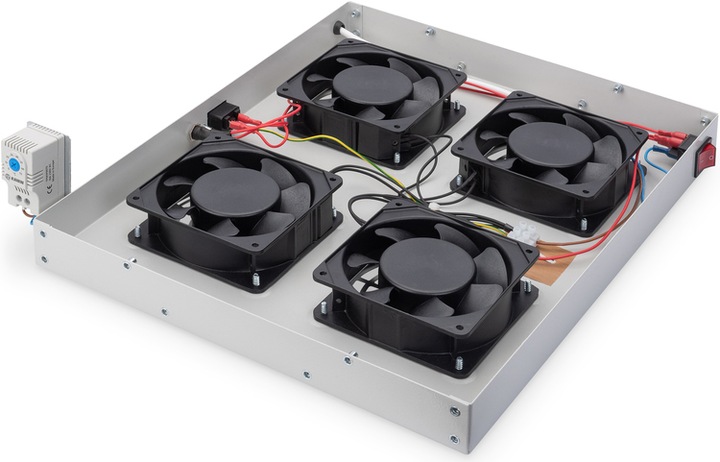 Actual product image Digitus Fan unit for variable 483 mm (19") installation