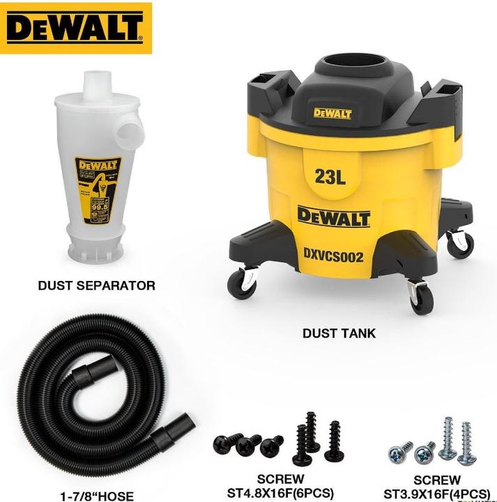 Actual product image DeWalt DXVCS0002 (Dry vacuum cleaner)