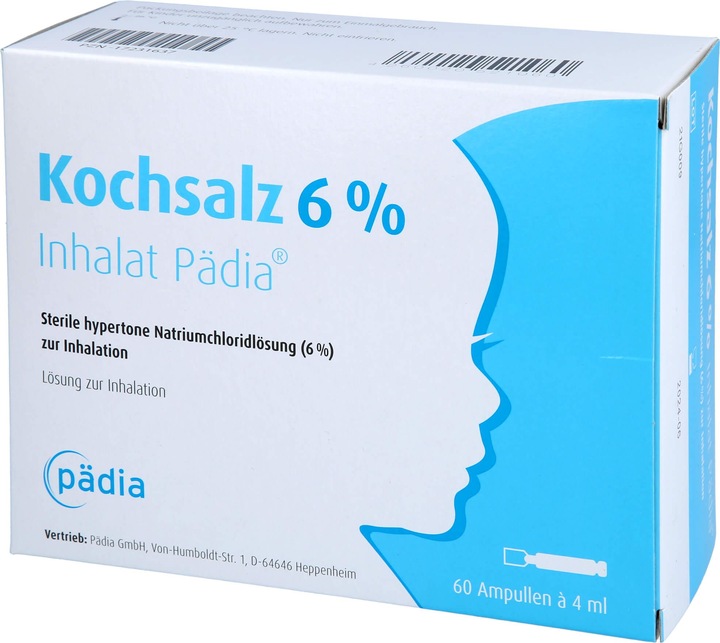 Produktbild Pädia Kochsalz 6% Inhalat Paedia, 60 St IHA