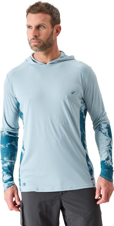 Caperlan Angel-T-Shirt Anti-UV Kapuze Langarm Polyester