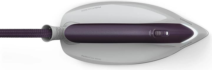 Productafbeelding Philips PSG8050/30 stoomstrijkstation SteamGlide strijkzool paars (2700 W, 600 g/min)