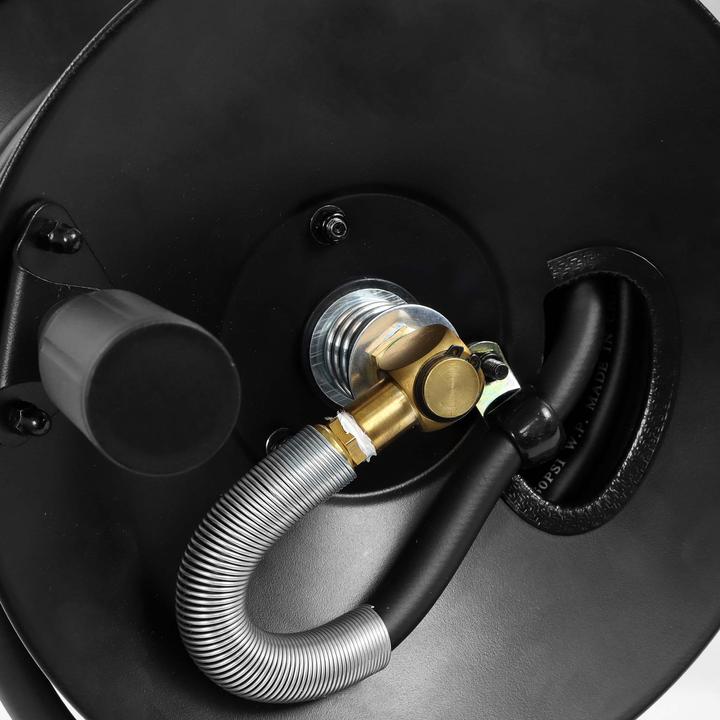 Actual product image Wiltec Compressed air hose reel 15m compressed air hose reel 20bar reel