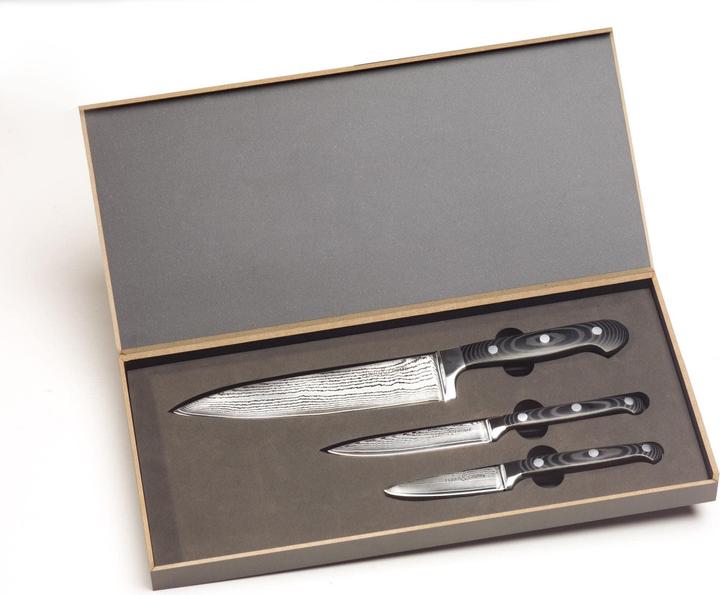 Produktbild Westfalia Damast-Messer-Set, 3-teilig