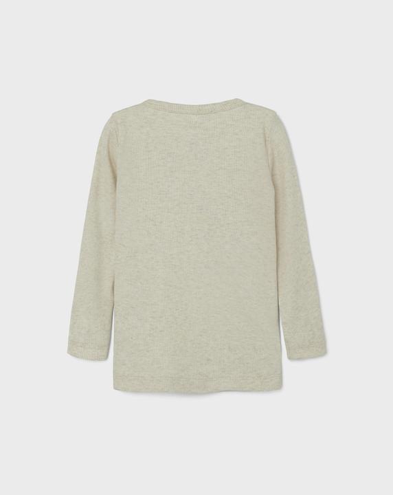 Actual product image Name it Buttoned ribbed top with long sleeves (116)