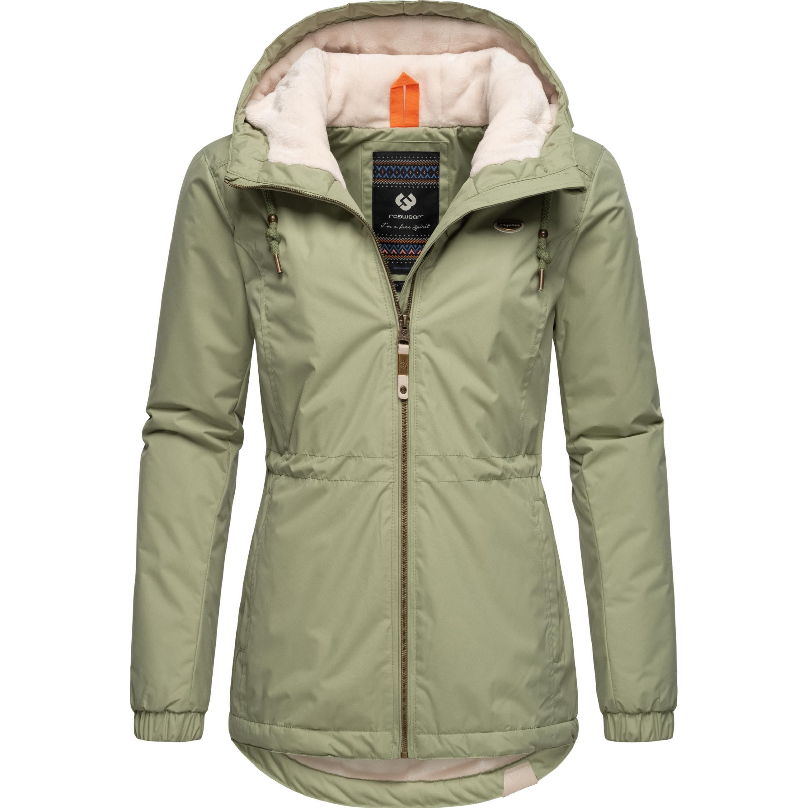 Ragwear, Damen, Jacke, Dankka Warm (6XL), Grün, 6XL