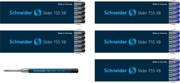Produktbild Schneider Grossraummine Slider 755XB sortiert (Blau, Schwarz, 1 Stk.)