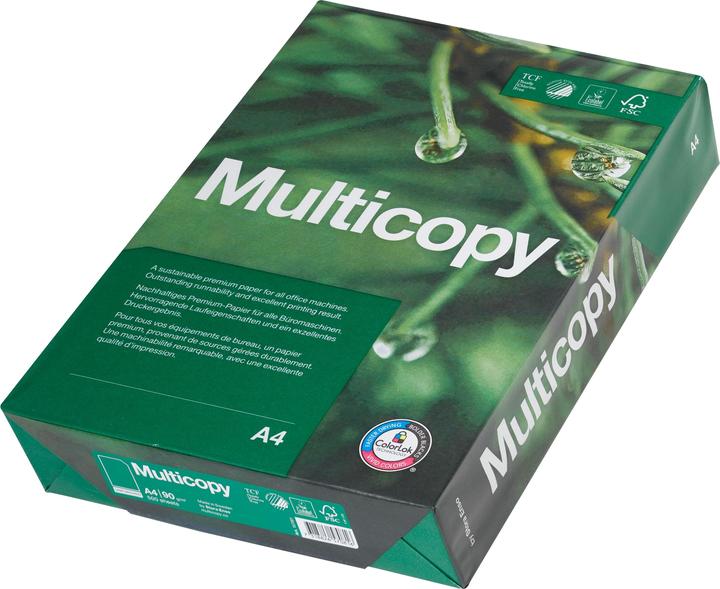 Produktbild Multicopy Multifunktionspapier (90 g/m², 500 x, A4)