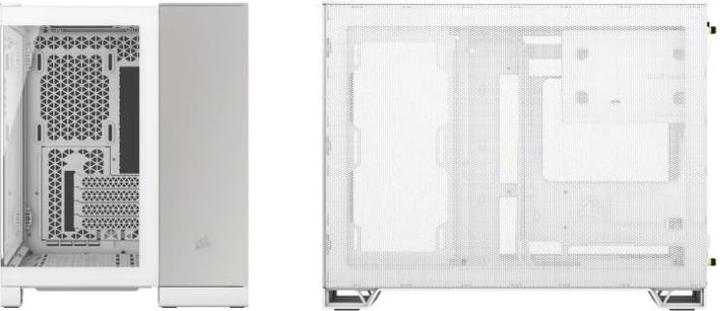 Actual product image Corsair 2500X (white/aluminium, tempered glass x 2) (ATX, mATX, Mini-ITX)