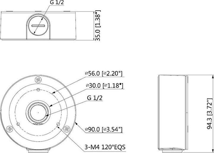 Produktbild Lupus-Electronics Lupus Electronics 13357 Überwachungskamerazubehör Abzweigdose