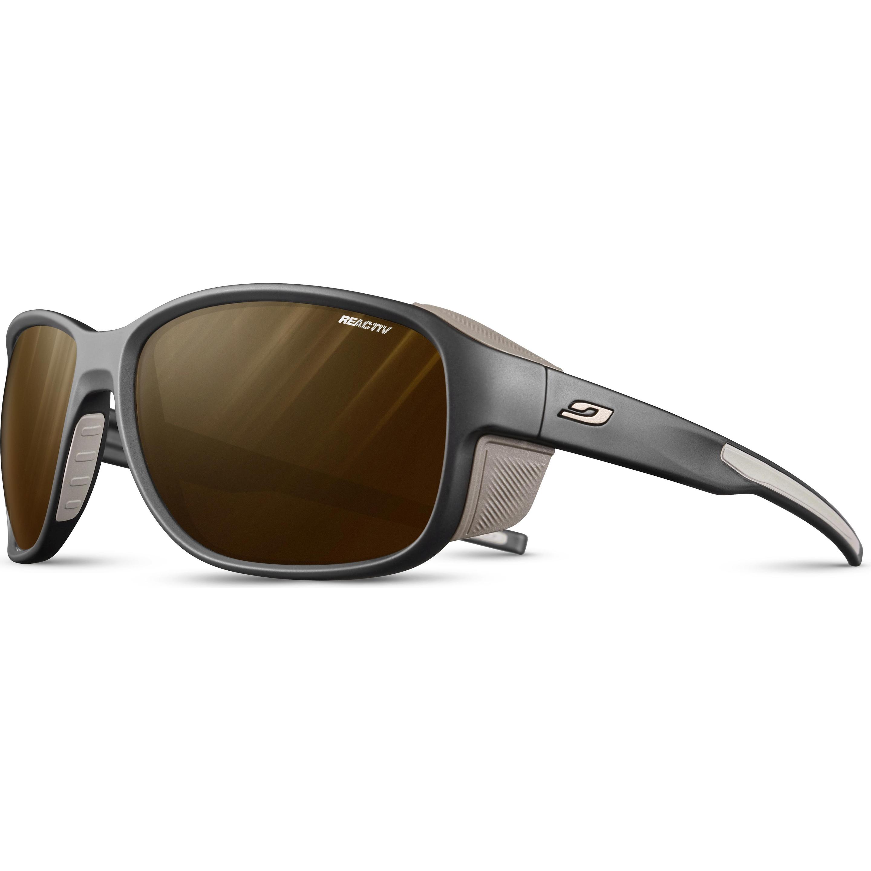 Julbo, Herren, Sportbrille, Monterosa 2 Reactiv High Mountain Gletscherbrille (Schwarz, Braun), Braun