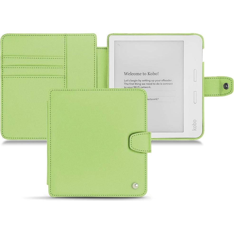 Noreve Lederschutzhülle Wallet (Libra H2O), eReader Zubehör, Grün