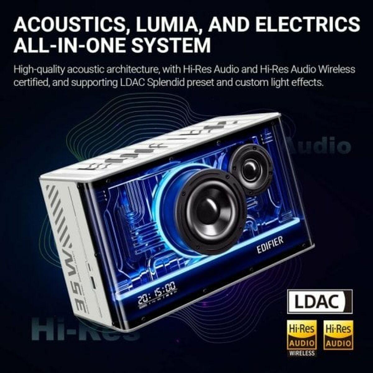 Edifier QD35-WT (Porta USB), Altoparlante Bluetooth, Bianco