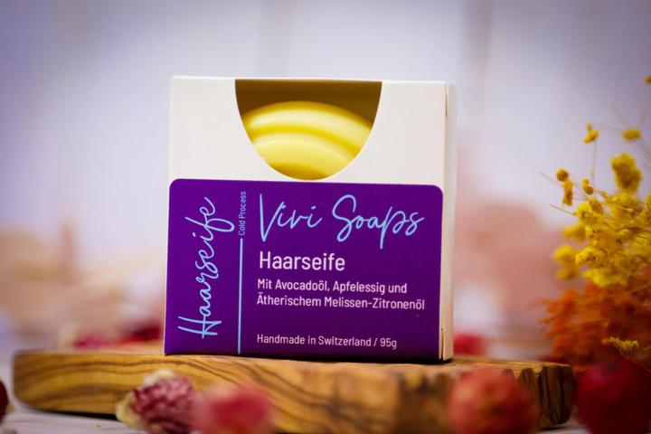 Produktbild Vivi Soaps Haarseife Avocado (Festes Shampoo, 95 g)