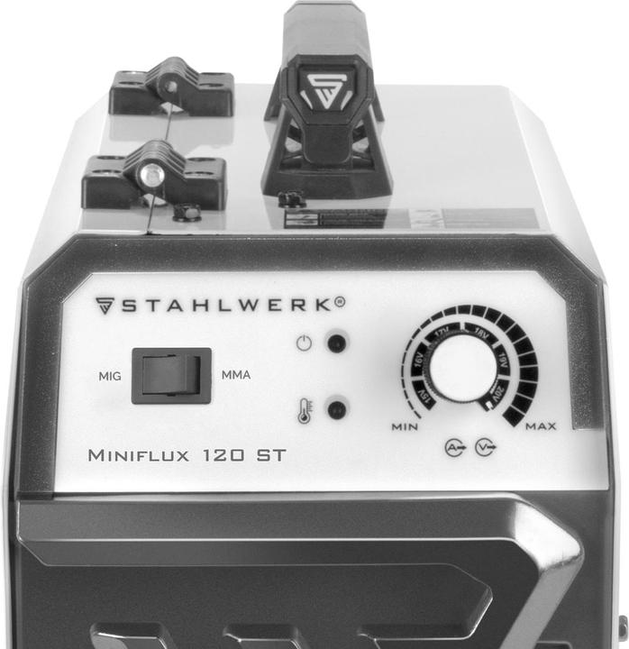 Actual product image Stahlwerk Mini FLUX 120 ST welding machine with ARC | MMA function, fully equipped