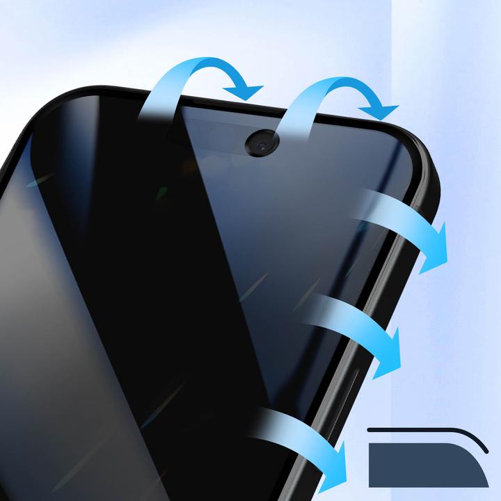 Image du produit Avizar Film de protection de la vie privée ClearGuard (1 pcs, Apple iPhone 15 Pro Max)