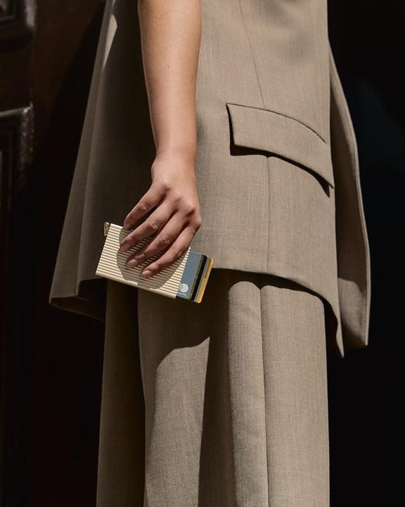 Image du produit Secrid Fluted+ Cardholder, beige