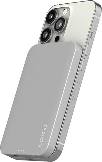 Produktbild Epico Powerbank Magsafe 5000mah Silver (5000 mAh, 15 W)