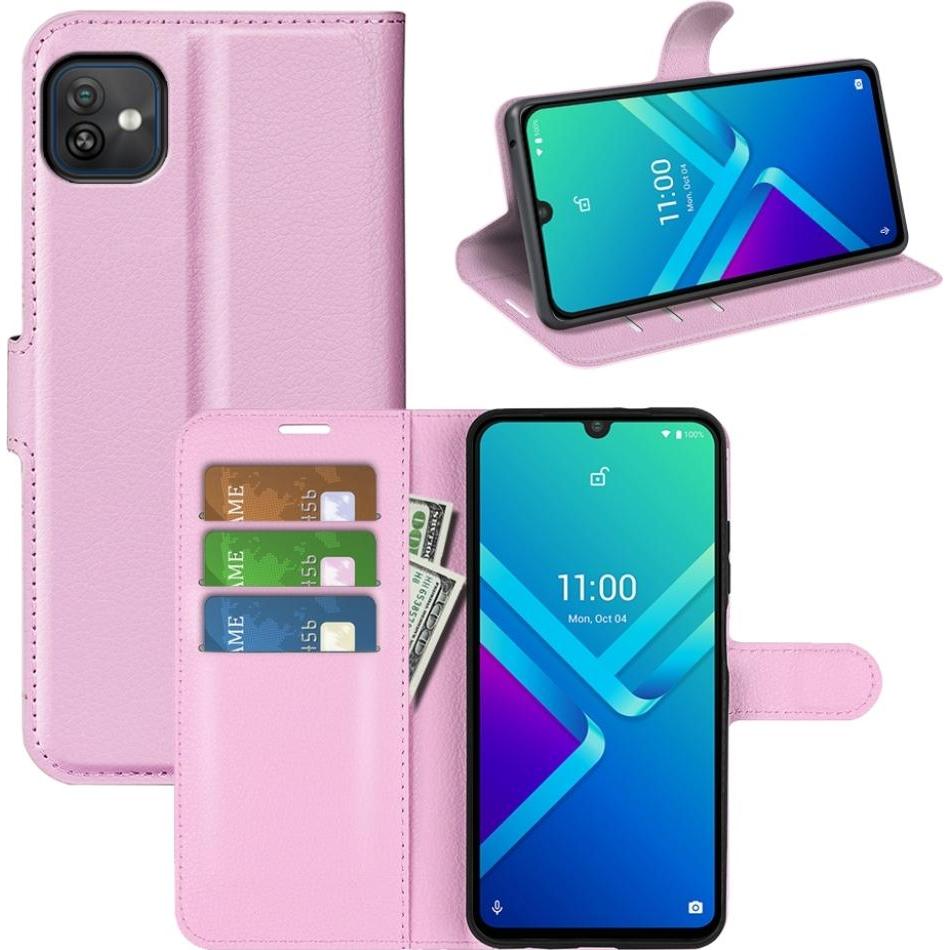 Thumbnail - Screenguard Wiko Y82 Leather Guard Lederhülle (Wiko Y82), Smartphone Hülle, Rosa
