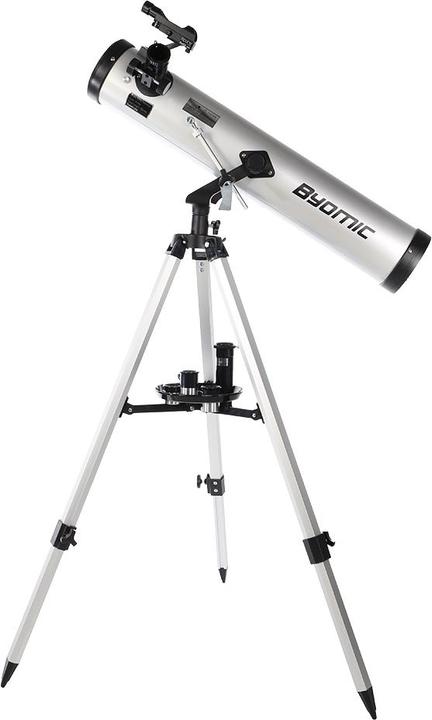 Actual product image Byomic Entry-level reflector telescope 76/700 with case DEMO