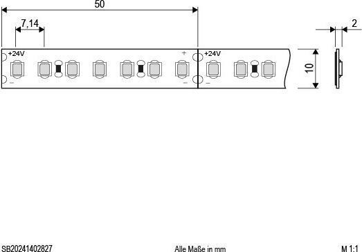 Produktbild EVN-Lichttechnik LED-Strip (Weiss, 500 cm, Indoor)
