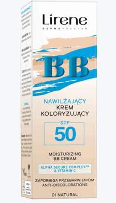 Produktbild Lirene Bb Moisturizing Colouring Cream Spf50 01 Natural 30Ml (01 Natural)
