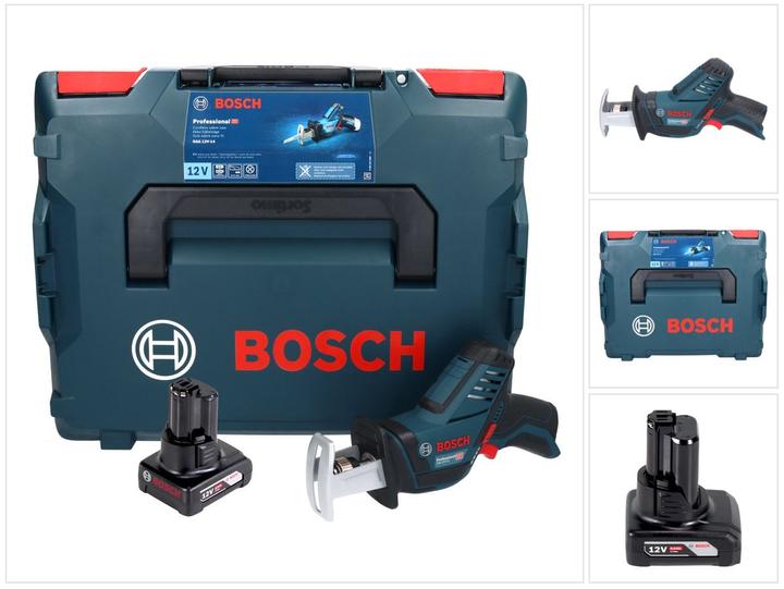 Actual product image Bosch Professional Bosch GSA 12V-14 Li-Ion Professional Cordless Reciprocating Saw + 1x Battery GBA 12 V 6,0 Ah + Carry