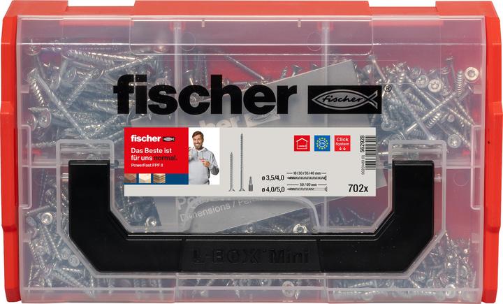 Image du produit Fischer FixTainer PowerFast II SK TG/VG TX (1 Vis par pièce)