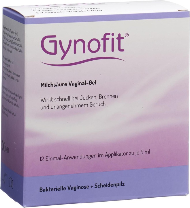 Gynofit Gel vaginal à l'acide lactique (60 ml, Gel intime)