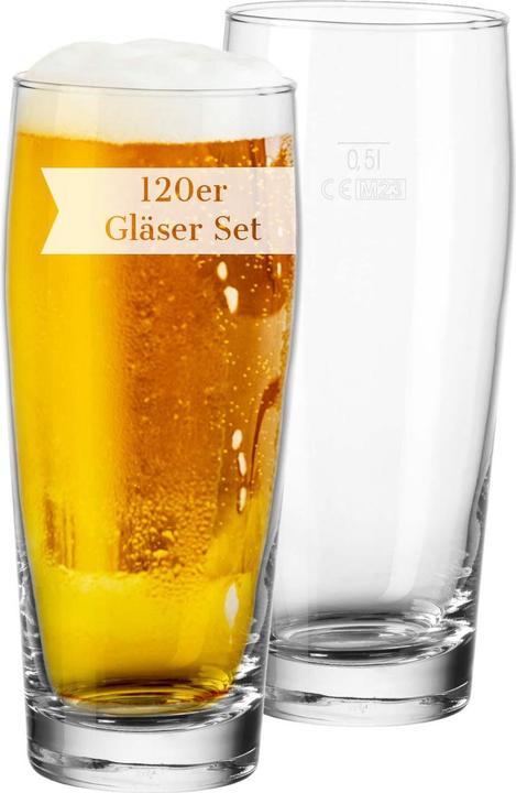 Produktbild Bormioli Rocco Willi Becher geeicht (0.50 l, 120 x)